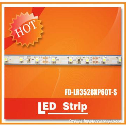 LED strip SMD 3528 60leds/m 4.8W/m 12VDC IP67 3 years warranty